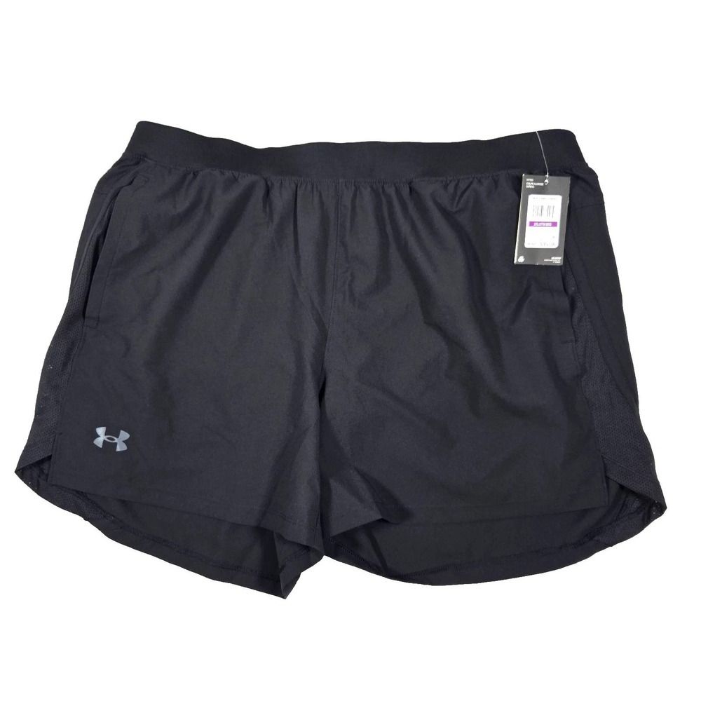 Under Armour Mens Launch 5" Running Shorts Black NWT Size 2XL